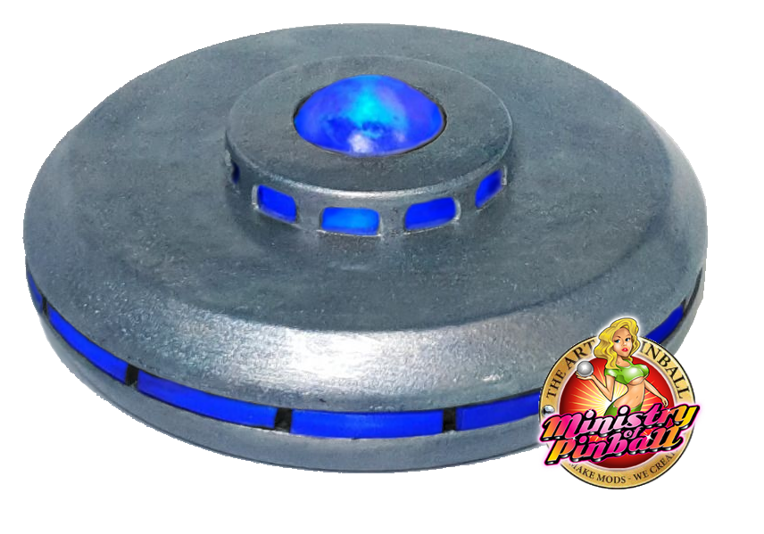 Godzilla Xiliens Flying Saucer Pop Bumper by The Art of Pinball - Image 1