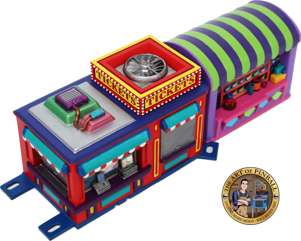 Toy Story 4 Sculpted interactive Carnival Booths DELUXE by The Art of Pinball