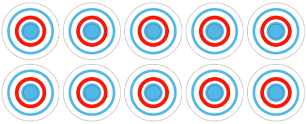 Surf Champ Target Decals laminated