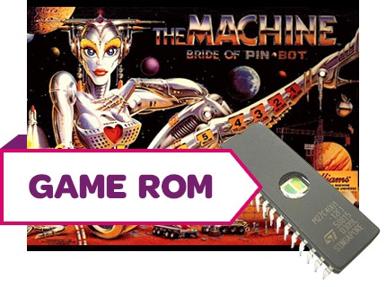 Bride of Pinbot CPU Game Rom L-6 - Image 1