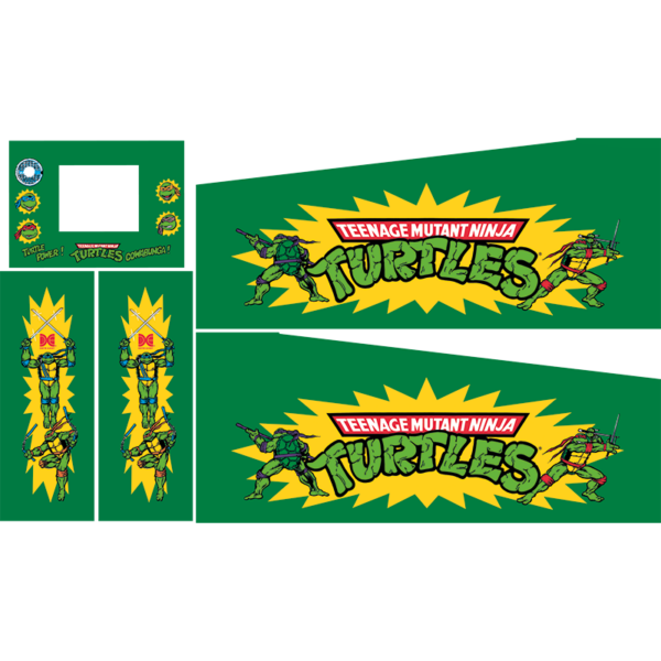 Teenage Mutant Ninja Turtles Cabinet Decals