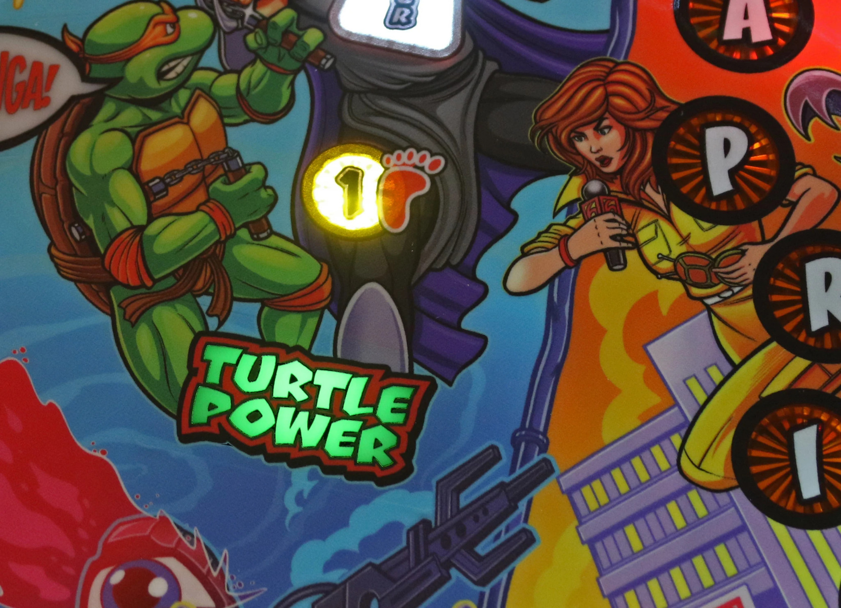 TMNT Turtle Power Oversized Insert Bracket - Image 1