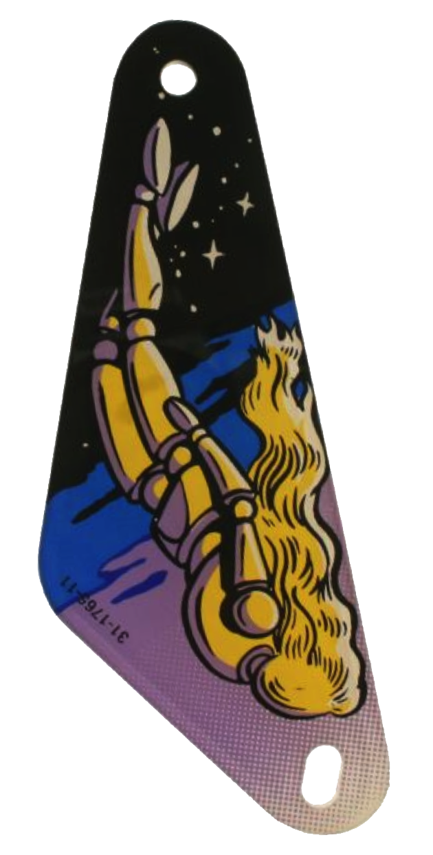 Twilight Zone Plastic Slingshot Left Number 8 - Image 1