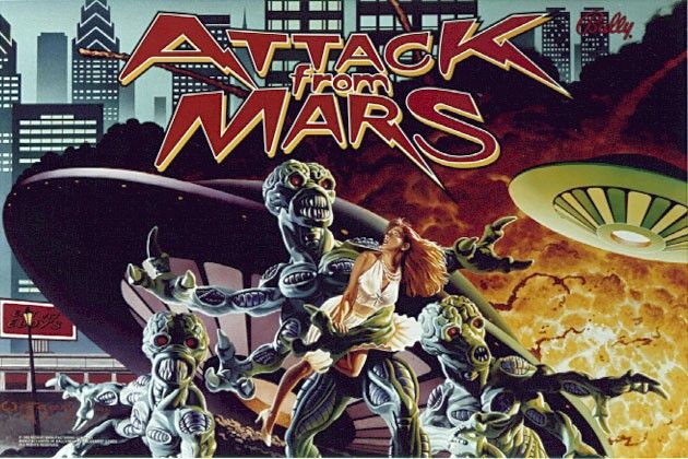 Attack from Mars Translite