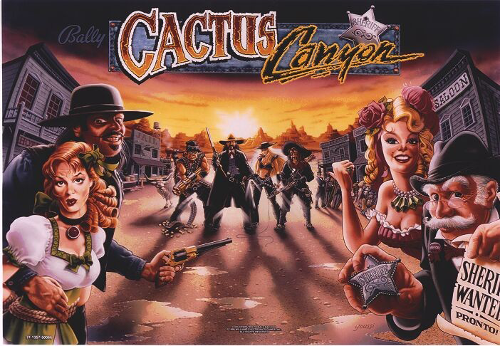 Cactus Canyon Translite